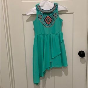 Gianni Bini green/blue dress
